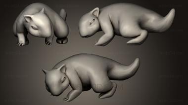 Animal figurines (STKJ_0627) 3D model for CNC machine